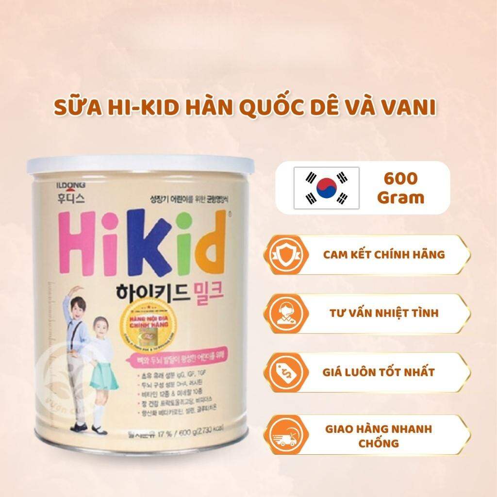 Sữa Hikid Vani Hàn Quốc Tăng Chiều Cao Cho Bé Trên 1 Tuổi Tới 9 Tuổi 600g - Bibo Mart