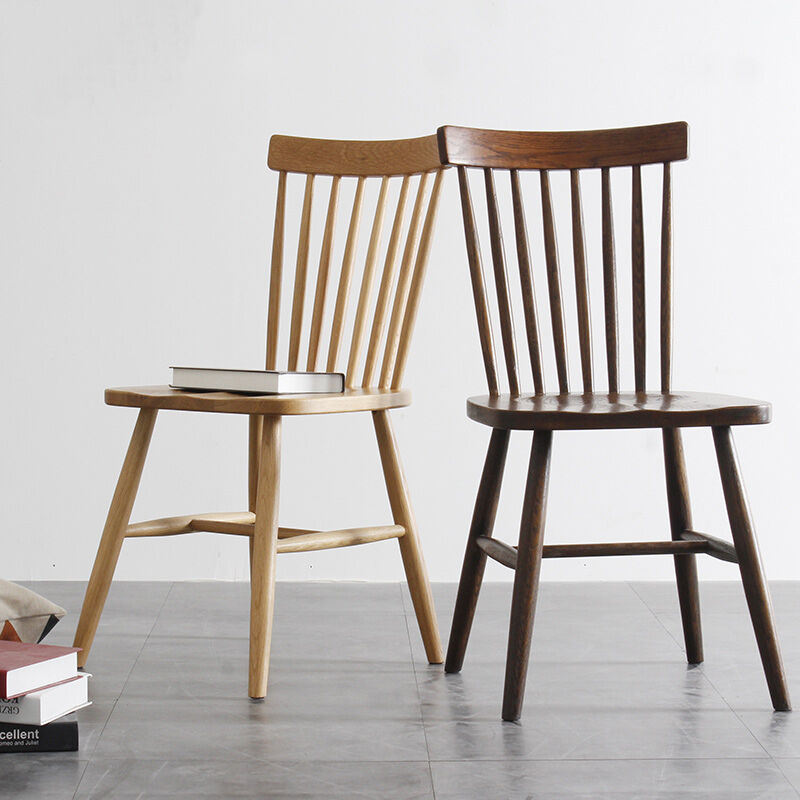 solid wood windsor dining chairs