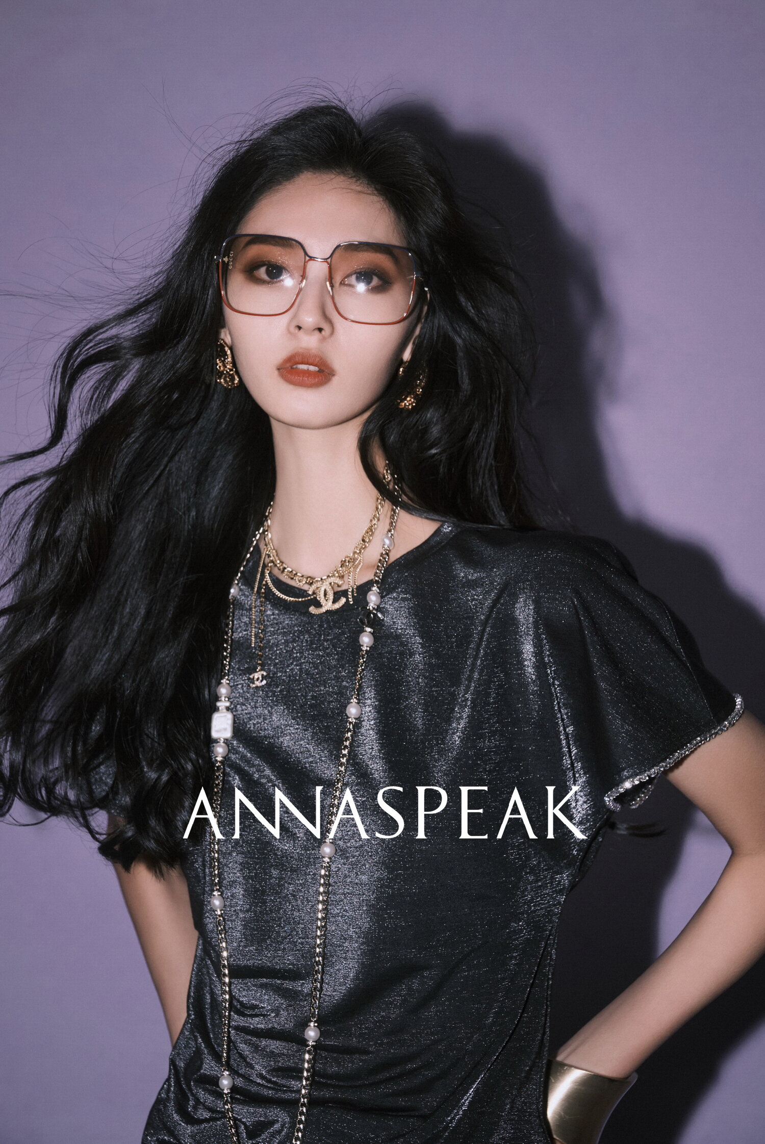 Annaspeak Galaxy 반팔 티셔츠 여성용 세련된 다이아몬드 장식 상의 캐주얼 루즈핏 퓨어 컬러 봄 여름 신상품