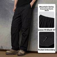 HLA | Tough Durable Straight Fit Workwear Trousers for Men Spring and Summer New Design Paratrooper Climbing Pants