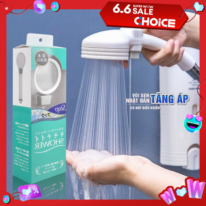 Vòi sen nhật bản có nút tăng áp lực nước