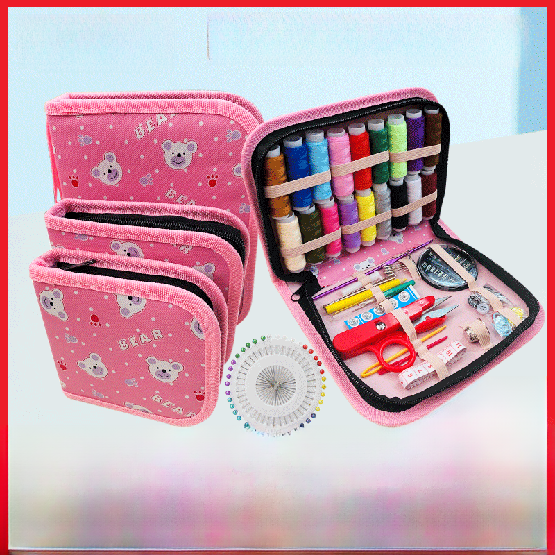 38-Color Multifunctional Embroidery Needlework Kit Thread Box Set Home Fabric Repair Tools Durable Easy-To-Use Stitching Set