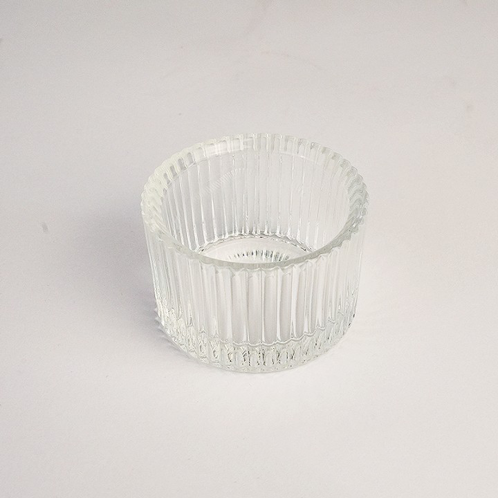 2Pcs Glass Tealight Candle Holder Small Clear Mini Candlestick Table Centerpiece Home Decorations For Wedding Festival Birthday