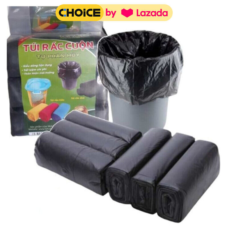 Set 3 Cuộn Túi Rác Tự Phân Huỷ (Size 55x65cm)