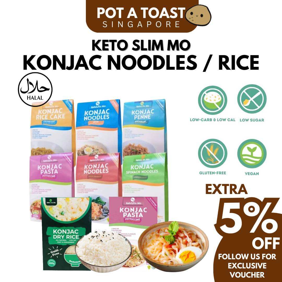 KetoSlim Mo Konjac Noodles / Rice 270g Diet Keto Friendly Meal