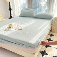 WUYINLIANGPIN | A Class Waffle 100% Cotton Fitted Sheet