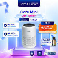 Levoit Core Mini Air Purifier | Aromatherapy Features | TRUE HEPA Filtration | Desktop Compact Size | Low Noise 27dB