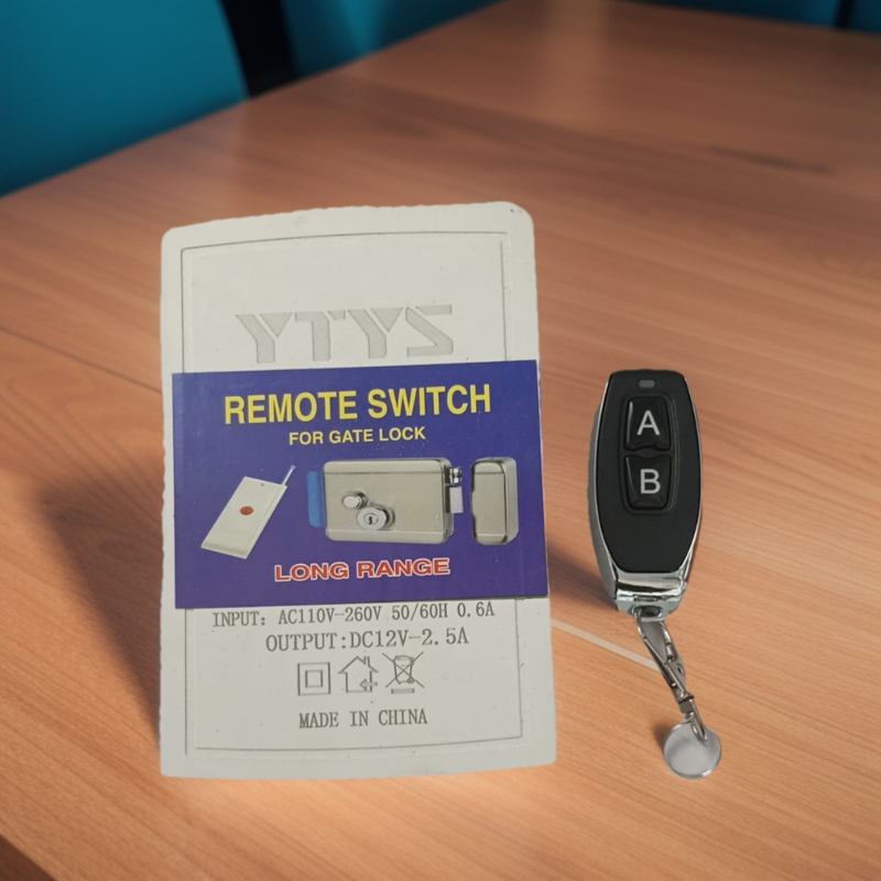 Electric door lock opener system easy to use remote base. 