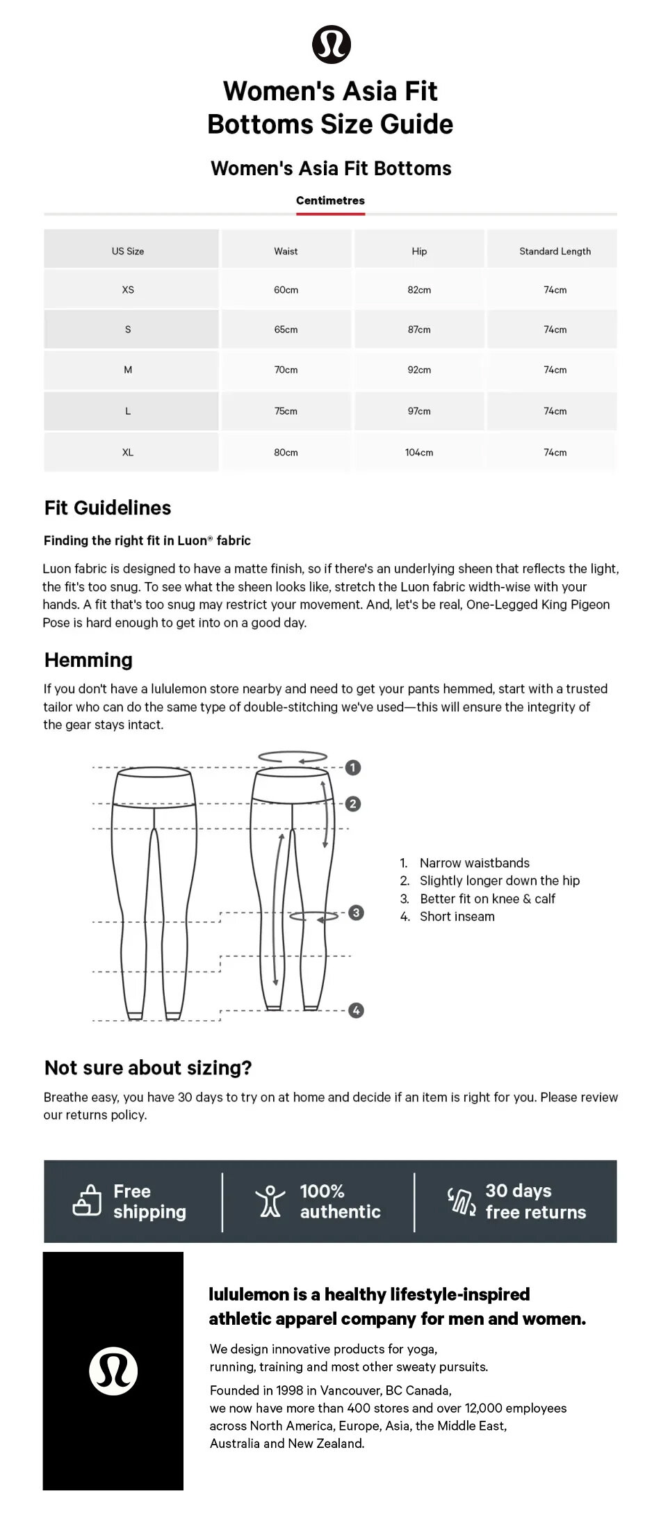 (İnternete Özel) lululemon Kadın Align™ Yüksek Bel Pantolon 26" - Asia Fit - yoga pantolonu