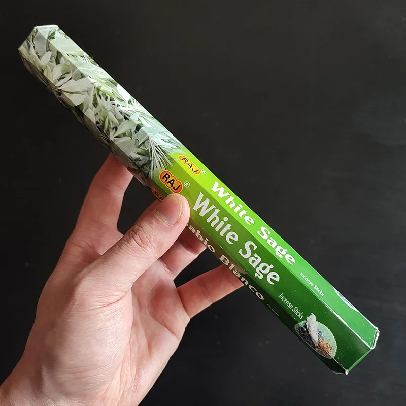 Natrual Sandalwood Incense Sticks Indian White Sage Palo Santo Tibetan Line Joss stick Incenses Aromatherapy Lasting Fragrance