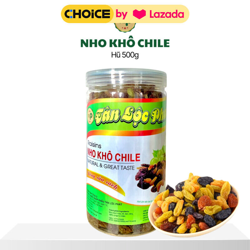 Nho Khô Chile Tân Lộc Phát Hũ 500g