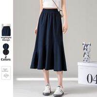 BALENO | High Waist Mid-Length Fish Tail Skirt