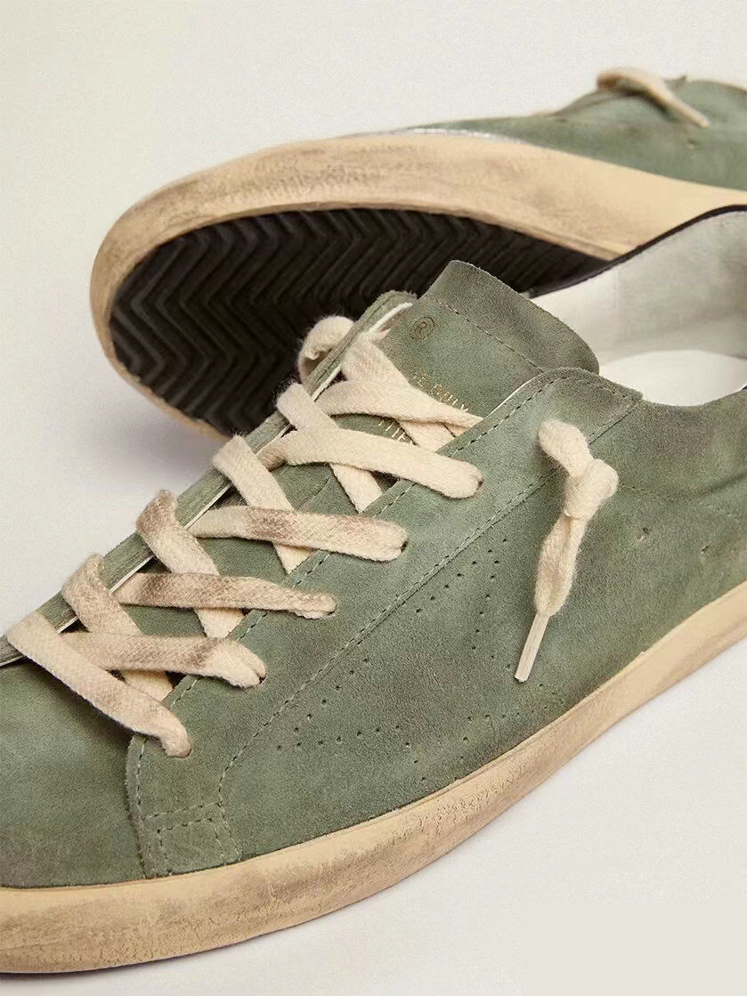 New Goose Stars Little Dirty Shoes Vintage Casual Sneakers Heightening Black Tail Green Leisure White Shoes for Young Women · v8