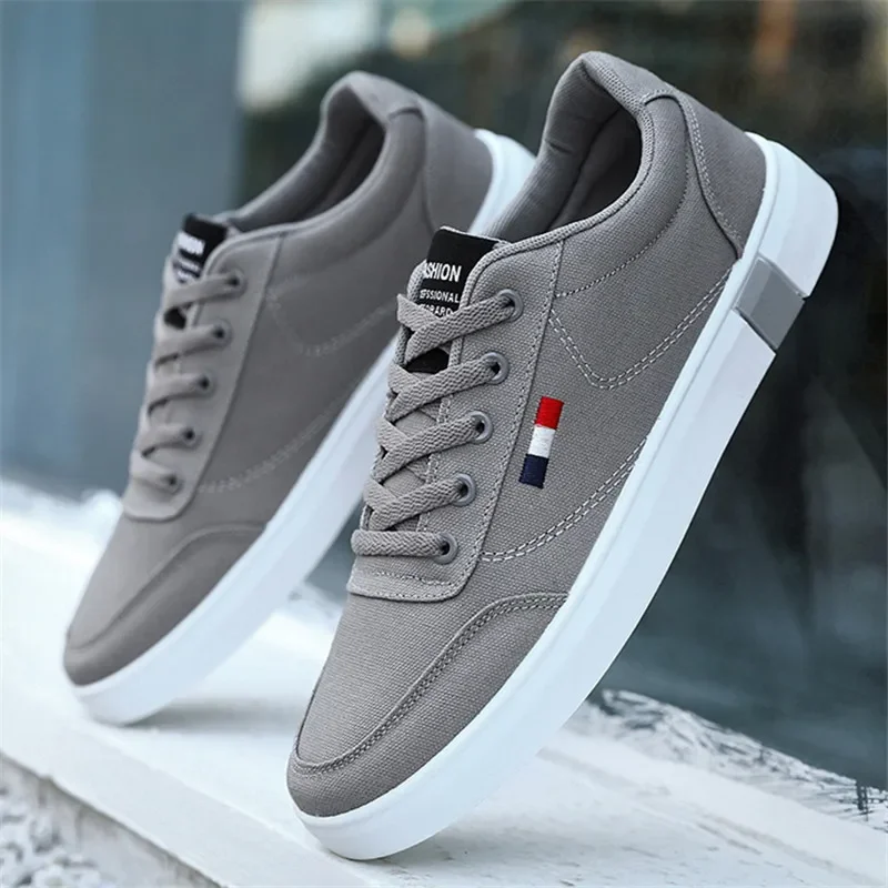 2021 New Summer Korean Style Trendy Men's Shoes All-Match Casual Sneakers Breathable Canvas Shoes Low-Top Cloth Shoes Work Shoes