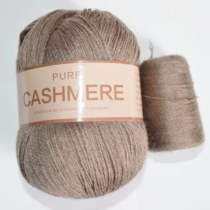 Pure Mongolian Cashmere Yarn Crochet Hand-knitted Cashmere Knitting wool Yarny Scarf Baby Hand-Weaving Thread Yarns 70grams