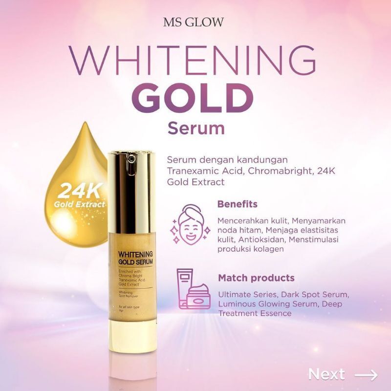 Serum gold ms deals glow