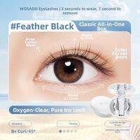 WOSADO | Natural Soft Magnetic Eyelashes Simulation