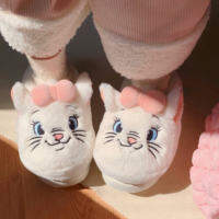 XIXITIAO | Cute Non-slip Soft Fluffy Womens Cat Claw Cotton Slippers