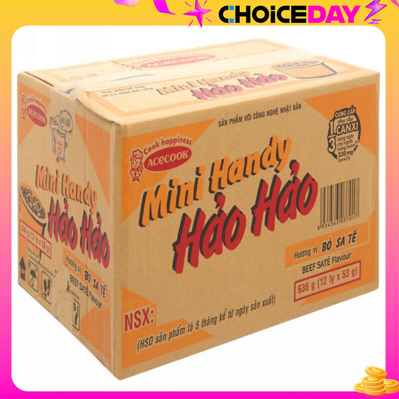 Mì Handy Hảo Hảo Bò sa tế 53g