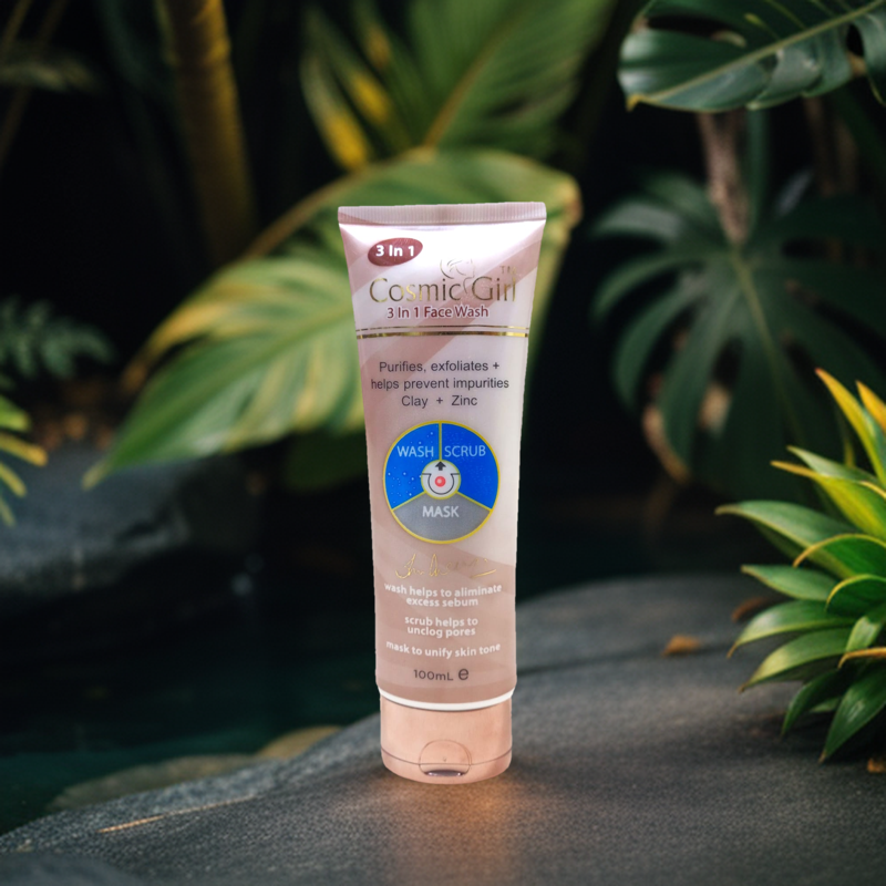 Cosmic Girl 3in1 Wash Scrub Mask Face Wash. 