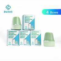 BUZUD CGM Continuous Glucose Monitor & Glucometer | 15-Day Bluetooth Sensor | Real-Time Blood Sugar Monitoring | Smart Alerts | Easy to Use | App Connectivity