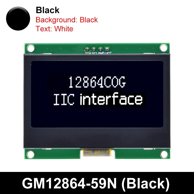 TZT 12864 IIC LCD Module 128X64 I2C ST7567S COG Graphic Display Screen ...