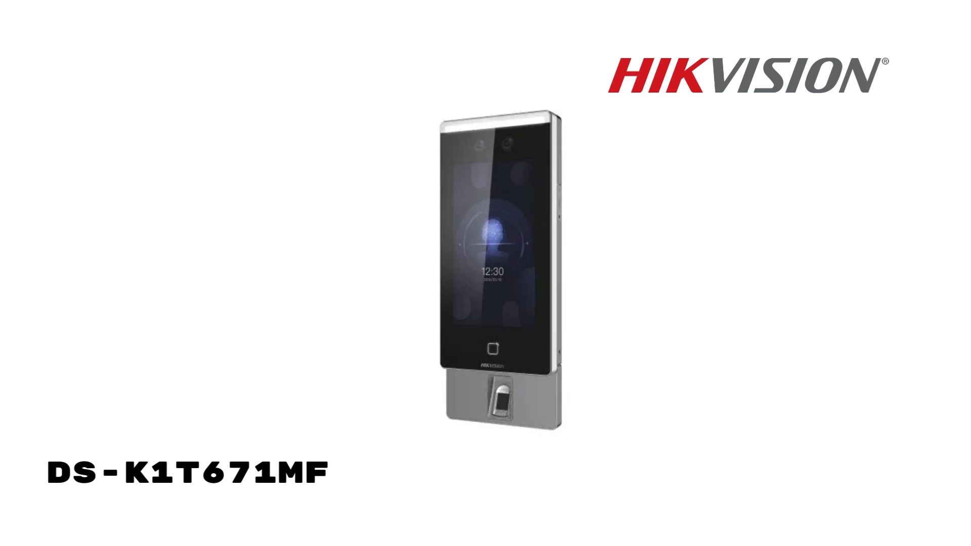 Hikvision IP65 Outdoor Door Access Control Keypad Terminal Face Recognition Fingerprint MF Mifare Card 2MP DS-K1T671MF