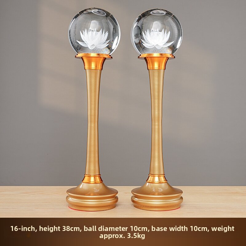 LED Seven-Color Crystal Lotus Light