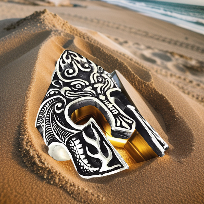 Trendy Kayi Obasi Flag Ottoman Empire Mens Ring. 