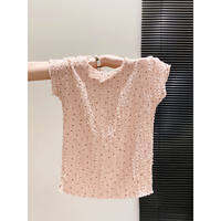 La Chapelle | Korean Gentle Style Slimming Polka Dot T-Shirt