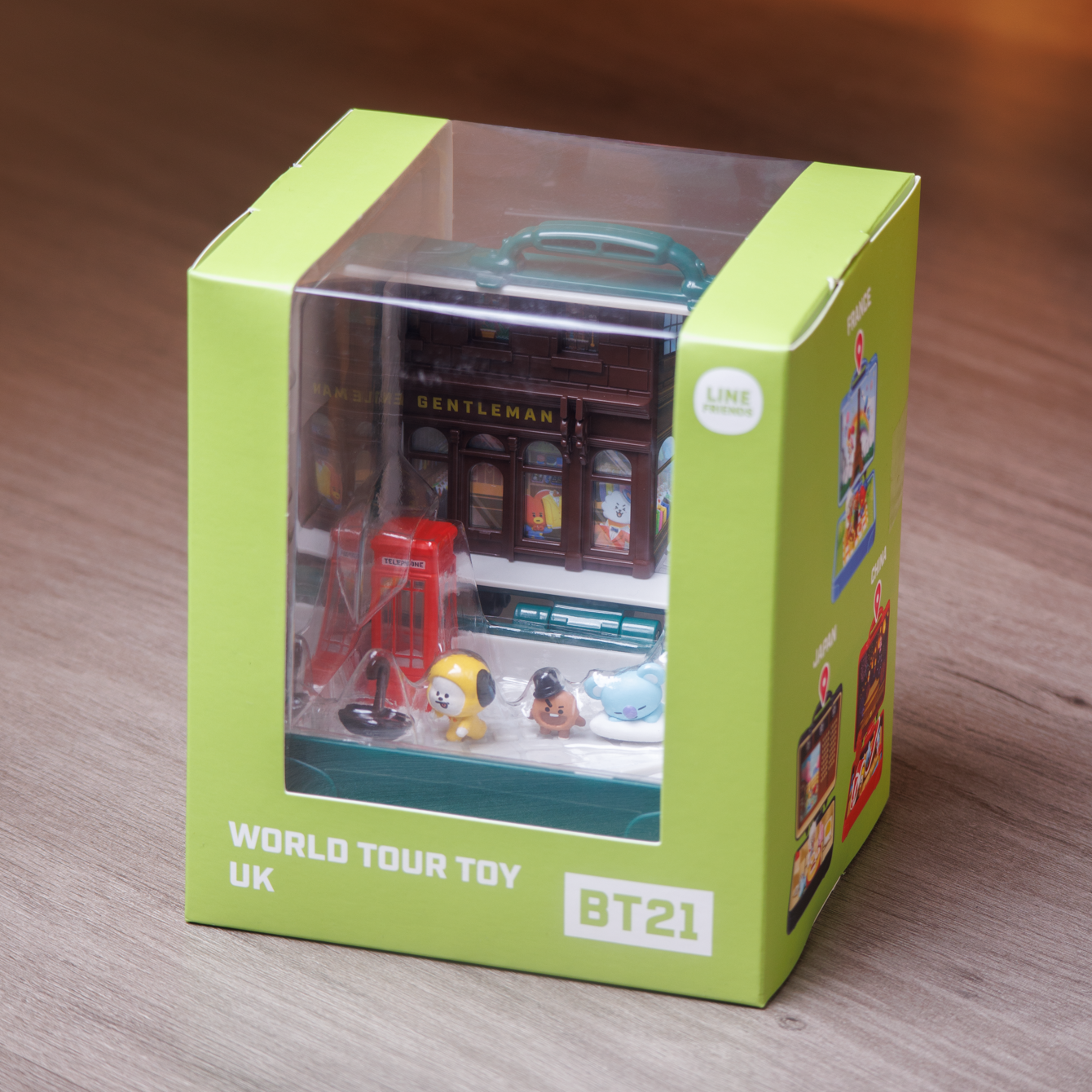 Bandai | BTS BT21 collaboration luggage action anime figure Collectibles figurine display pieces anime figurines Christmas gifts