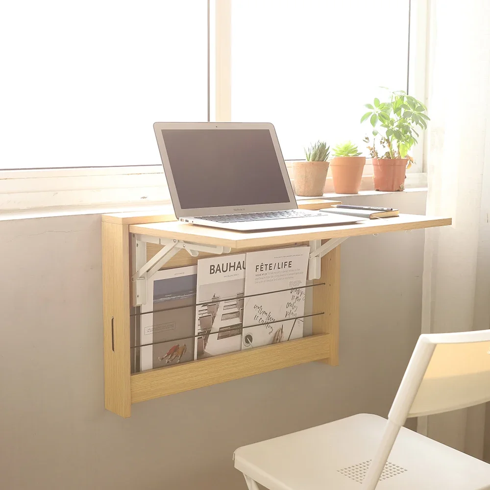 Wall Hanging Folding Table Household Small Apartment Wall Hanging Multi-Functional Folding Table Simple Desk Computer Desk Wall Hanging Table