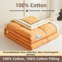 HLA | 100% Cotton Summer Cooling Blanket Machine Washable