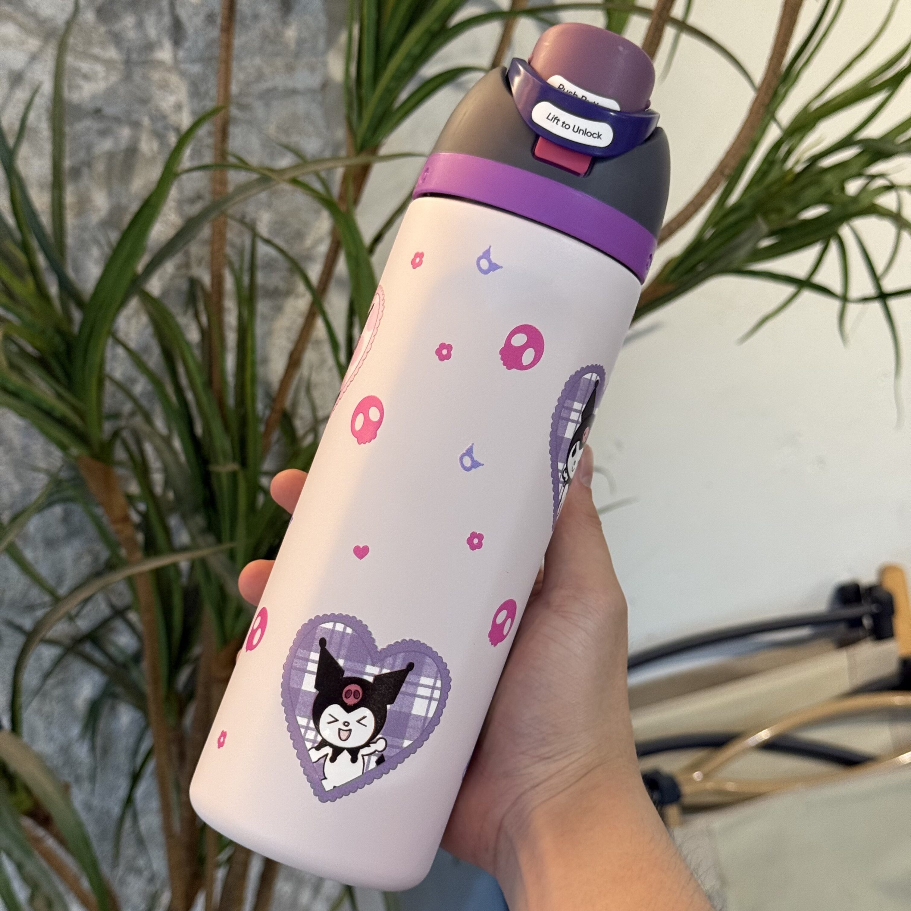 Owala Kuromi 24Oz/32Oz Insulated Stainless Steel Water Bottle With