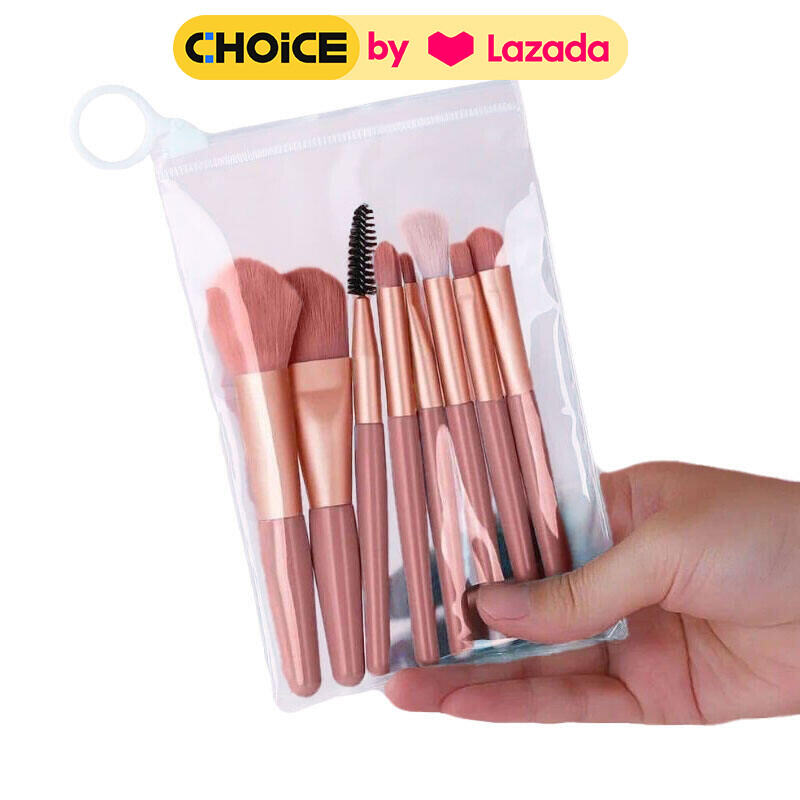 8Pcs Makeup Brushes Set by Beauty Tool - Face & Eye