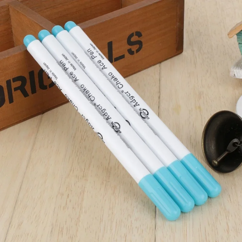 4pcs Stitch Markers Soluble Cross Stitch Water Erasable Pens Ink Fabric Marker Marking Pens DIY Multiple Colors Drawing Pen