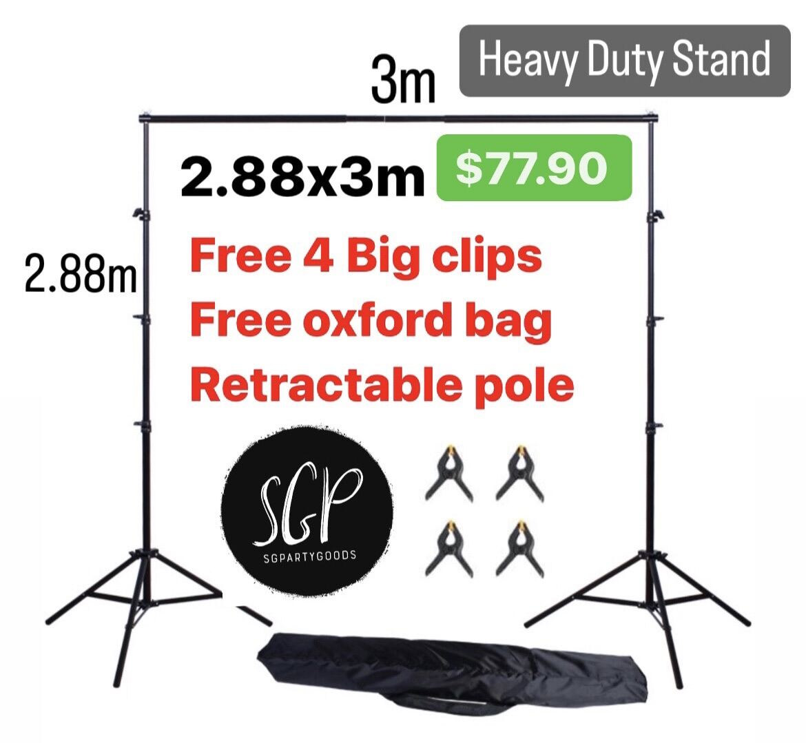 Heavy duty  backdrop stand background stand studio stand | Lazada  Singapore