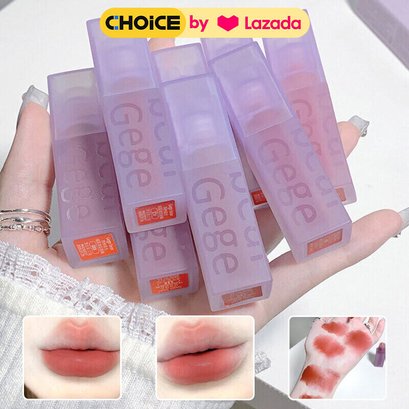 Gege bear Son môi lì mịn mượt như nhung lâu trôi hỗ trợ dưỡng ẩm hiệu quả thời trang cho học sinh