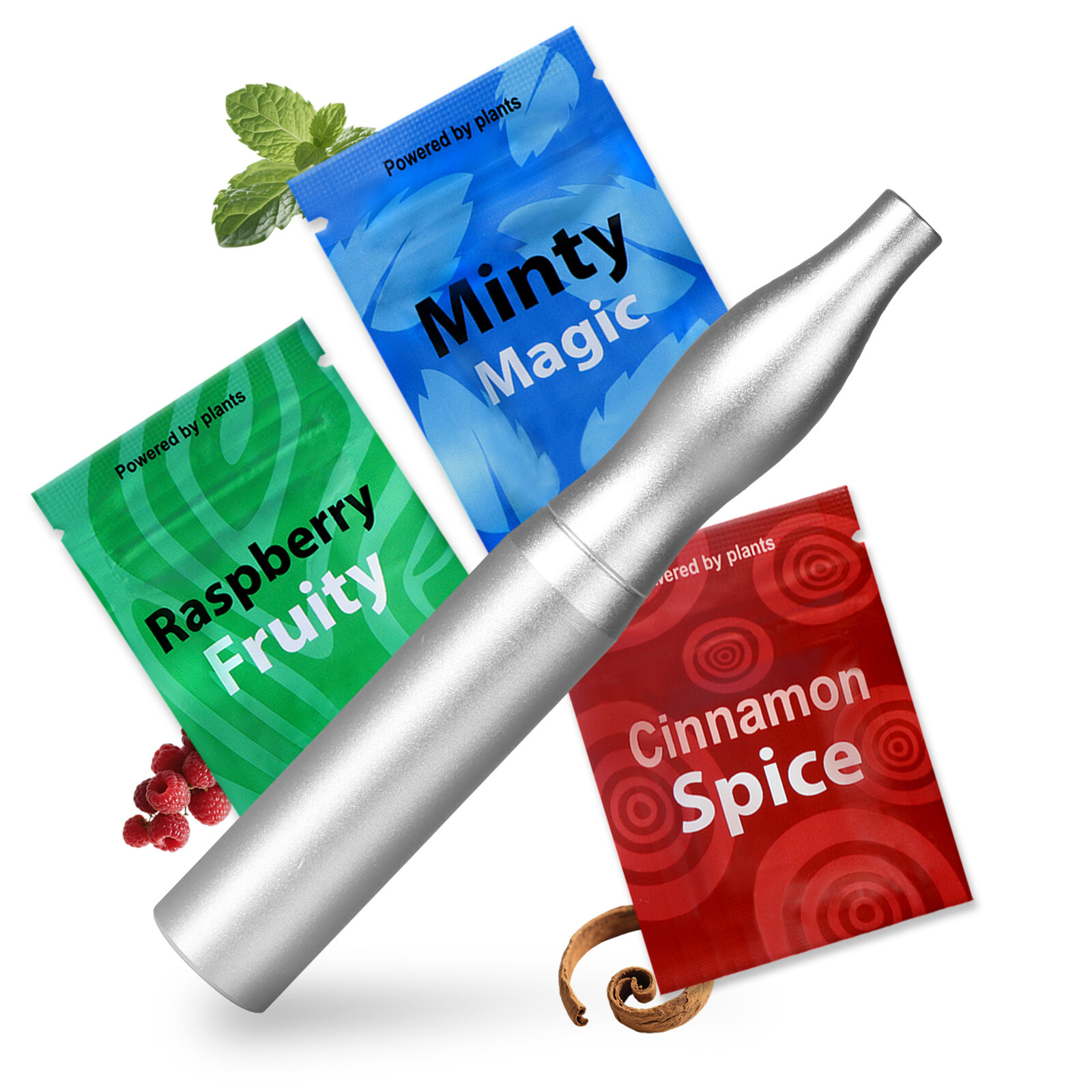 Metal Quit Smoking Stick with Nicotine-Free Air Inhaler Cores Chemical-Free Flavored Aromatherapy Help Stop Smoking Health Gift