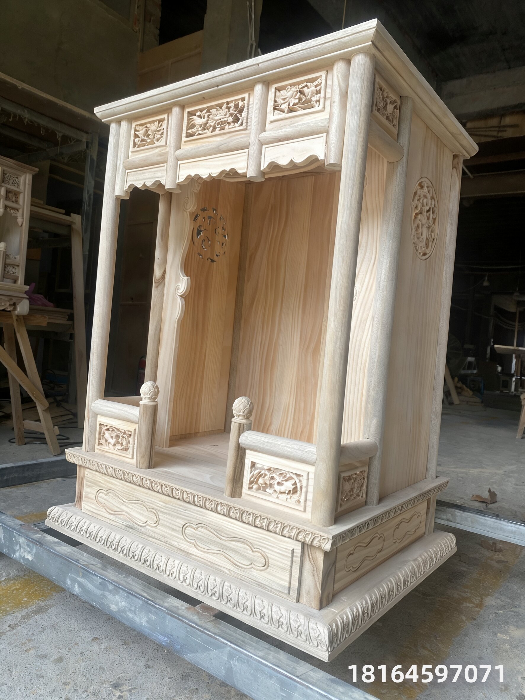 Customized Wooden Home Buddhist Altar