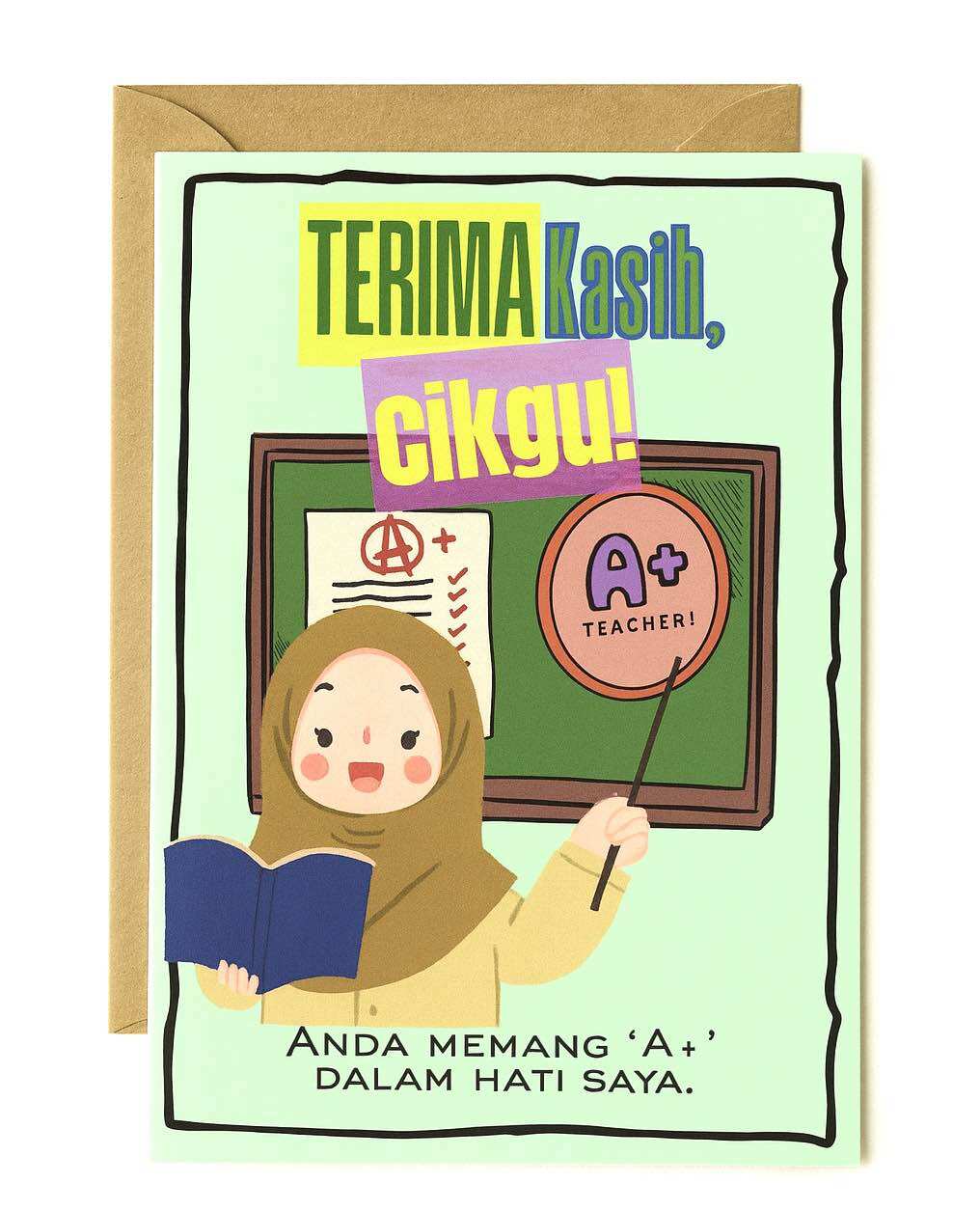 [MIN 3 CARDS] 🇸🇬SG Punny Teacher Appreciation Card Special Editions for Graduation Greeting Thank You Heartfelt Support Message Card