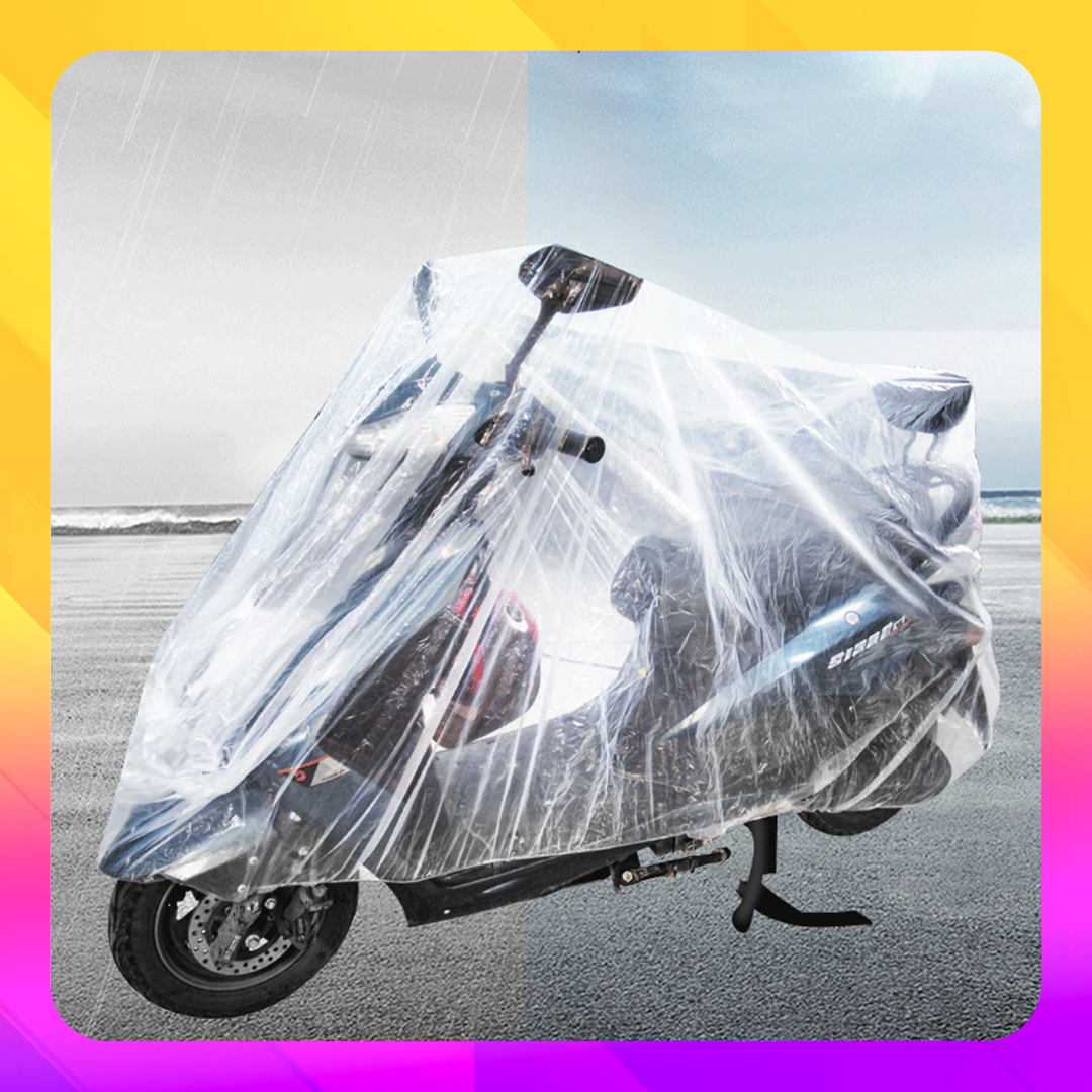 W2 Cover Motor Beat Yamaha Listrik Transparan Anti Debu | Cover Motor | Aksesoris Motor | COD Harga 7,100 rupiah*Gratis Ongkir