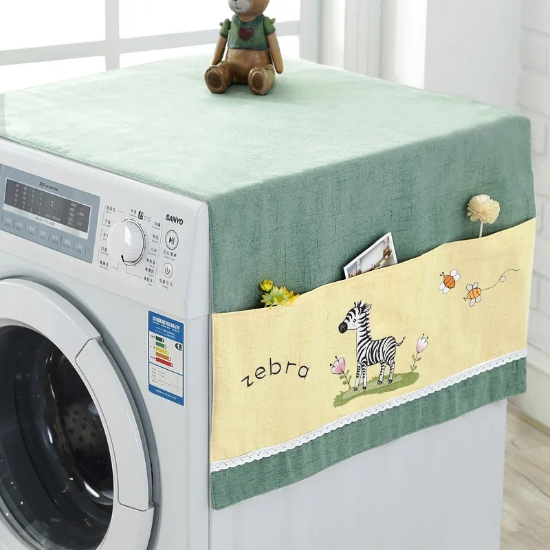 Automatic Washing Machine Cover Haier Little Swan LG Drum Dustproof and Sun Protection General Washing Machine Cover Cloth Cover Towel Cloth