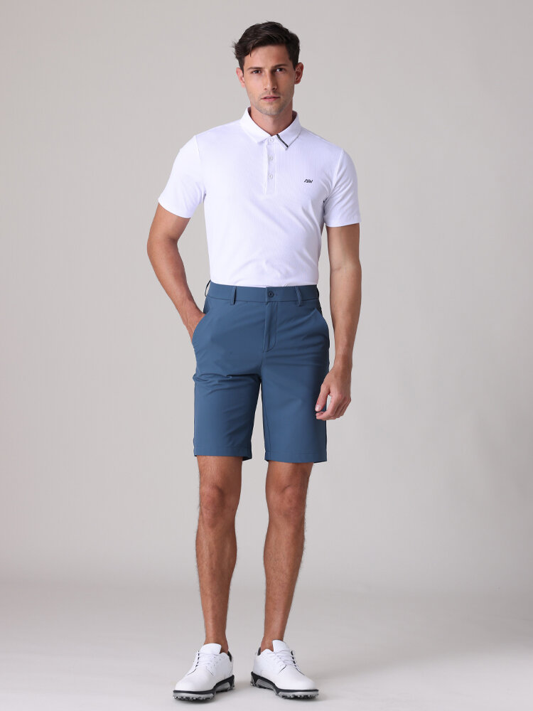 Yeni Golf Şortları Erkek Hızlı Kuruyan Nefes Alabilir Spor Golf Pantolonları Yaz Golf Giysileri Erkek Giyimi Düz Renk Orta Boy Şortlar