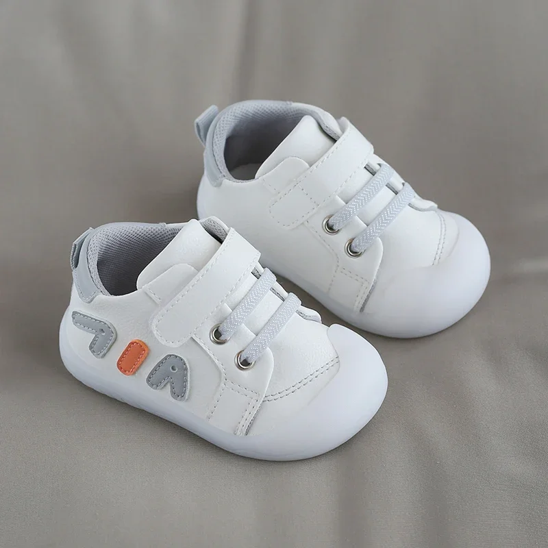 Baby Shoes Men's Spring and Autumn 0-1-3 Years Old Half Baby Shoes Soft Bottom Toddler Shoes Anti-slip Autumn Single-Layer Shoes Women's Small CHILDREN'S