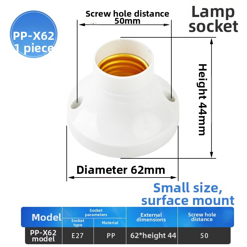 Heat Resistant Ceramic E27 Water Resistant Socket