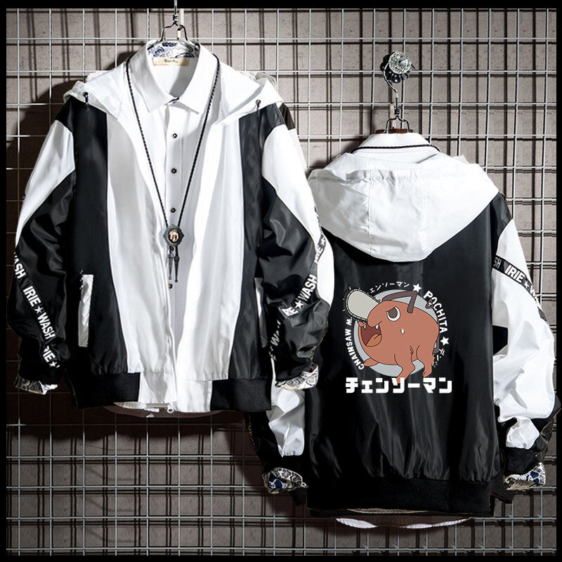 Chainsaw Men's Peripheral Chain Saw Men's Jacket Windproof Coat Anime Japanese Two-Dimensional Maqima Clothes Chita Men