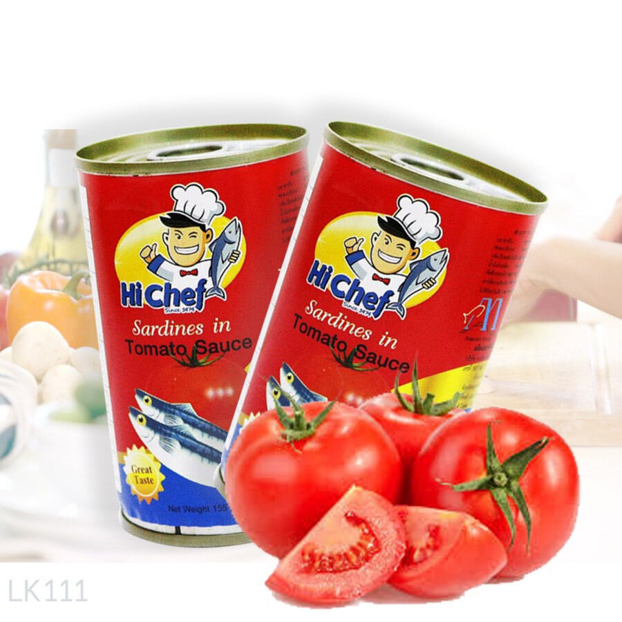 Hộp cá mồi sốt cà Thái Lan HI-CHEF 155g