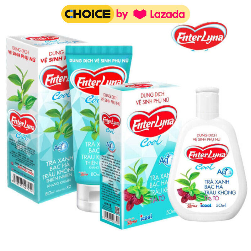 Dung dịch vệ sinh EnterLyna chiết xuất trầu không, trà xanh, bạc hà mát lạnh, dành cho mọi đối tượng kể cả da nhạy cảm