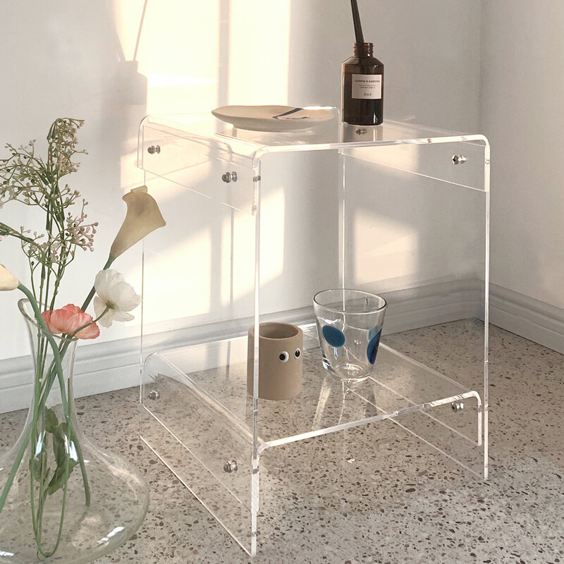 zara acrylic table